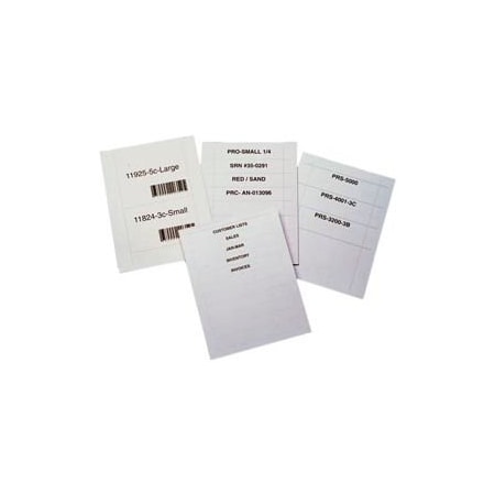 Laser Insert Sheets, Letter - Pref. 3in X 5in 200 Pcs/pkg